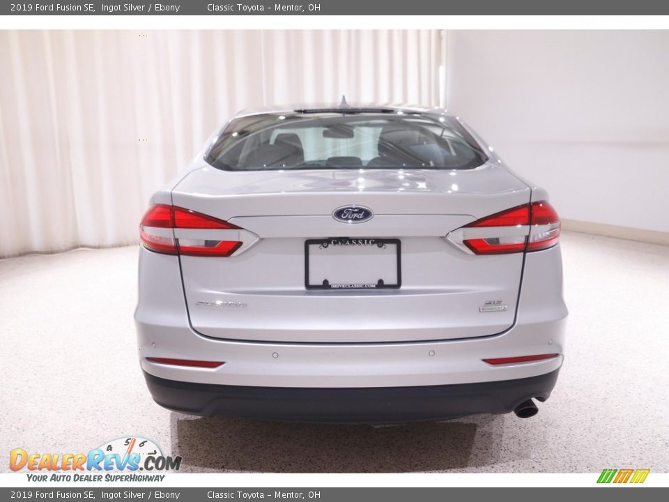 2019 Ford Fusion SE Ingot Silver / Ebony Photo #20
