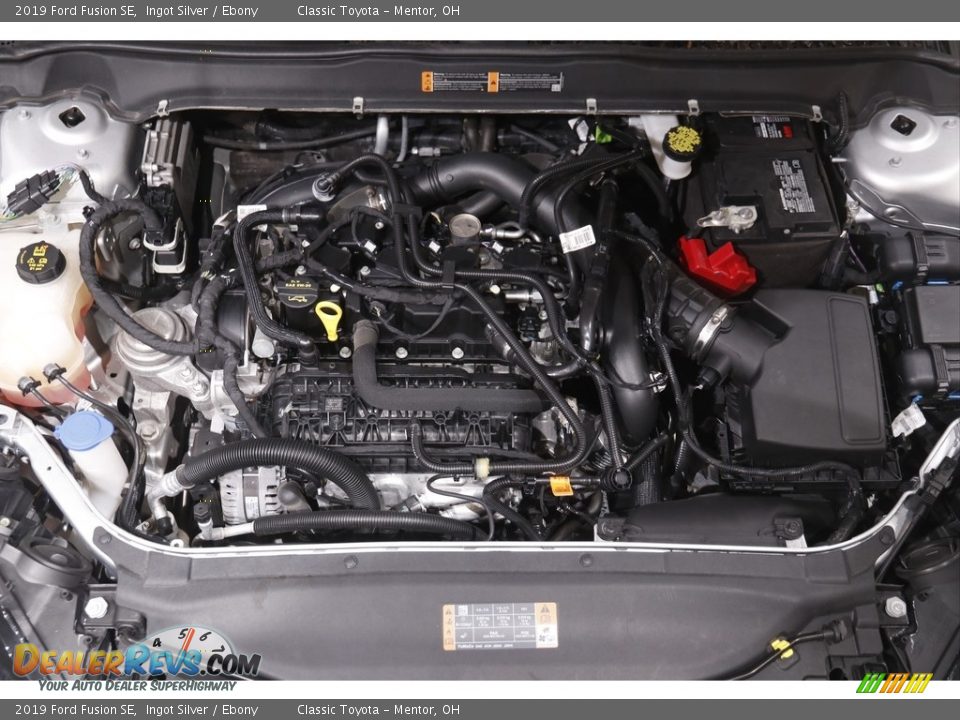 2019 Ford Fusion SE Ingot Silver / Ebony Photo #21
