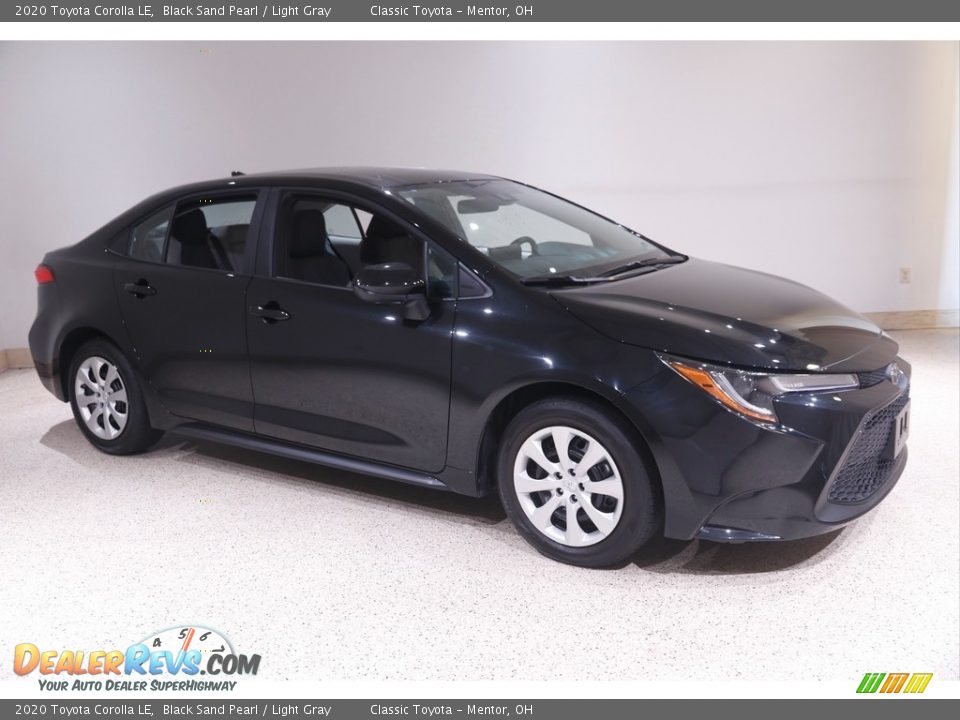 2020 Toyota Corolla LE Black Sand Pearl / Light Gray Photo #1