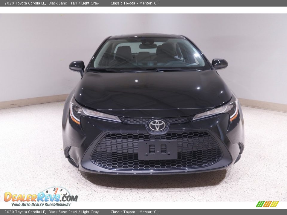 2020 Toyota Corolla LE Black Sand Pearl / Light Gray Photo #2