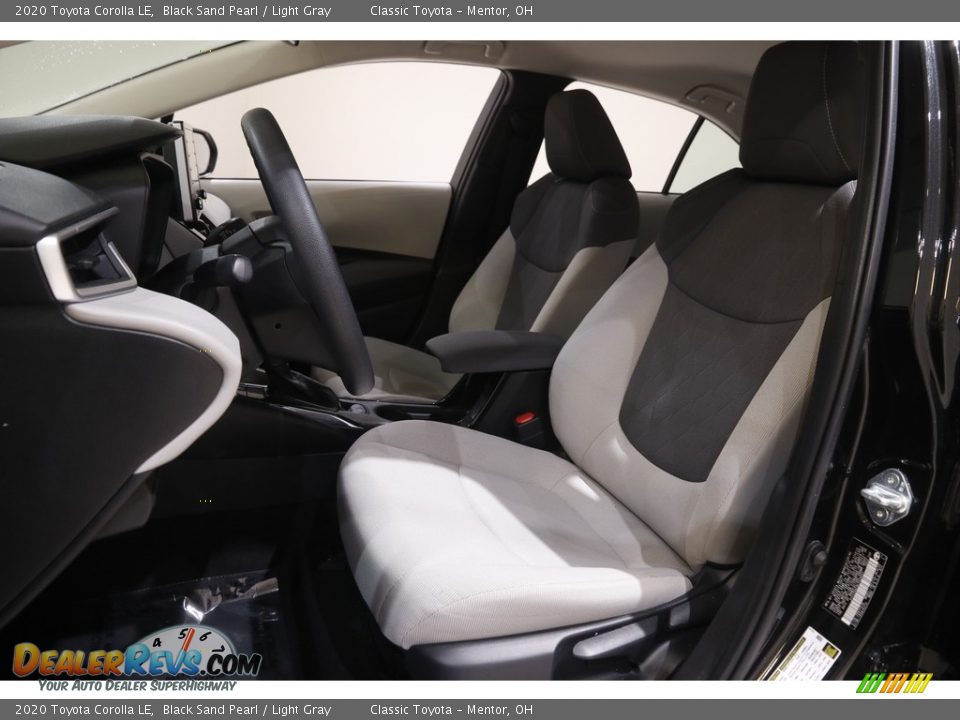 2020 Toyota Corolla LE Black Sand Pearl / Light Gray Photo #5