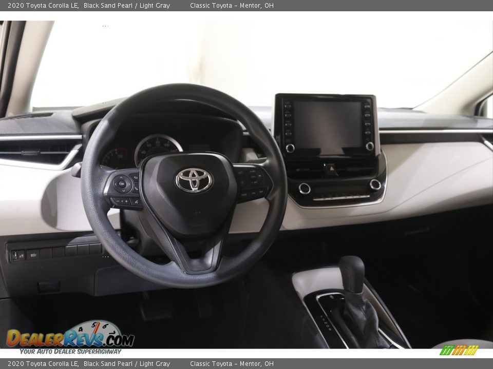 2020 Toyota Corolla LE Black Sand Pearl / Light Gray Photo #6