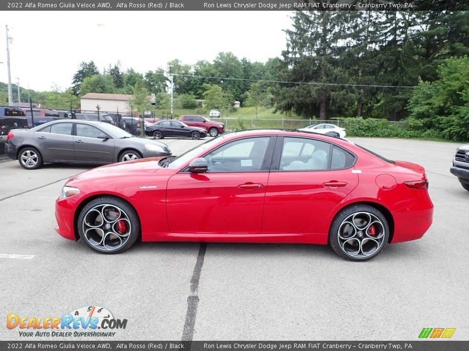 Alfa Rosso (Red) 2022 Alfa Romeo Giulia Veloce AWD Photo #2