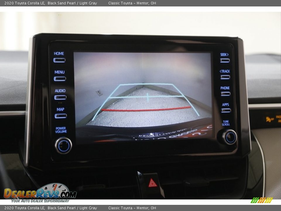 2020 Toyota Corolla LE Black Sand Pearl / Light Gray Photo #11