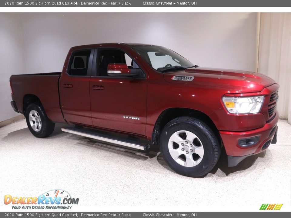 2020 Ram 1500 Big Horn Quad Cab 4x4 Delmonico Red Pearl / Black Photo #1