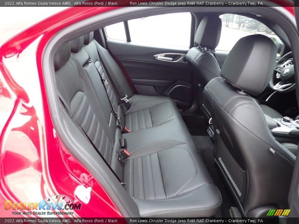 Rear Seat of 2022 Alfa Romeo Giulia Veloce AWD Photo #11