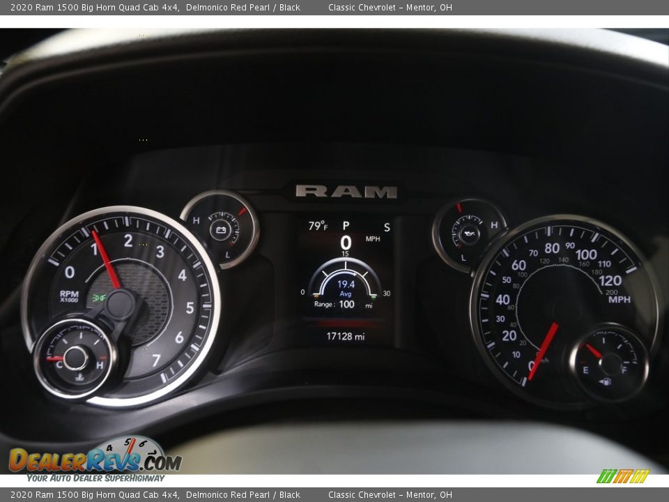 2020 Ram 1500 Big Horn Quad Cab 4x4 Delmonico Red Pearl / Black Photo #8