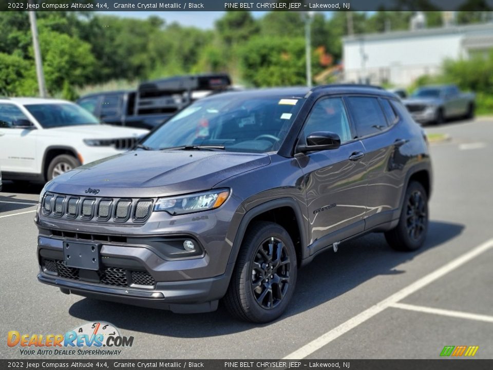 2022 Jeep Compass Altitude 4x4 Granite Crystal Metallic / Black Photo #1