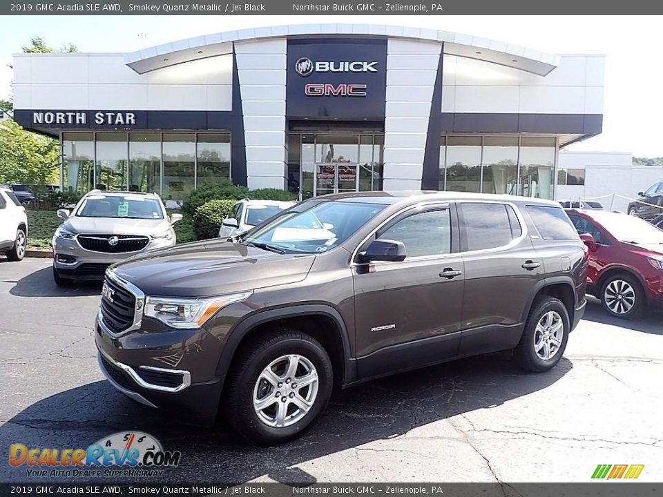 2019 GMC Acadia SLE AWD Smokey Quartz Metallic / Jet Black Photo #1