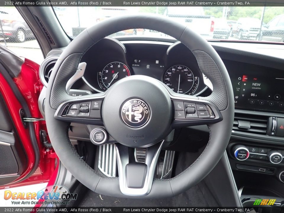 2022 Alfa Romeo Giulia Veloce AWD Steering Wheel Photo #19