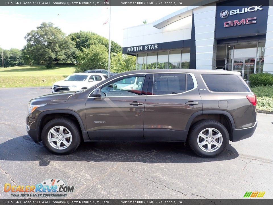 2019 GMC Acadia SLE AWD Smokey Quartz Metallic / Jet Black Photo #2