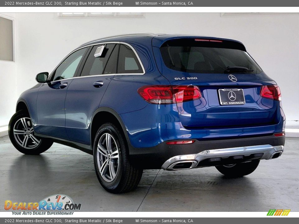 2022 Mercedes-Benz GLC 300 Starling Blue Metallic / Silk Beige Photo #2