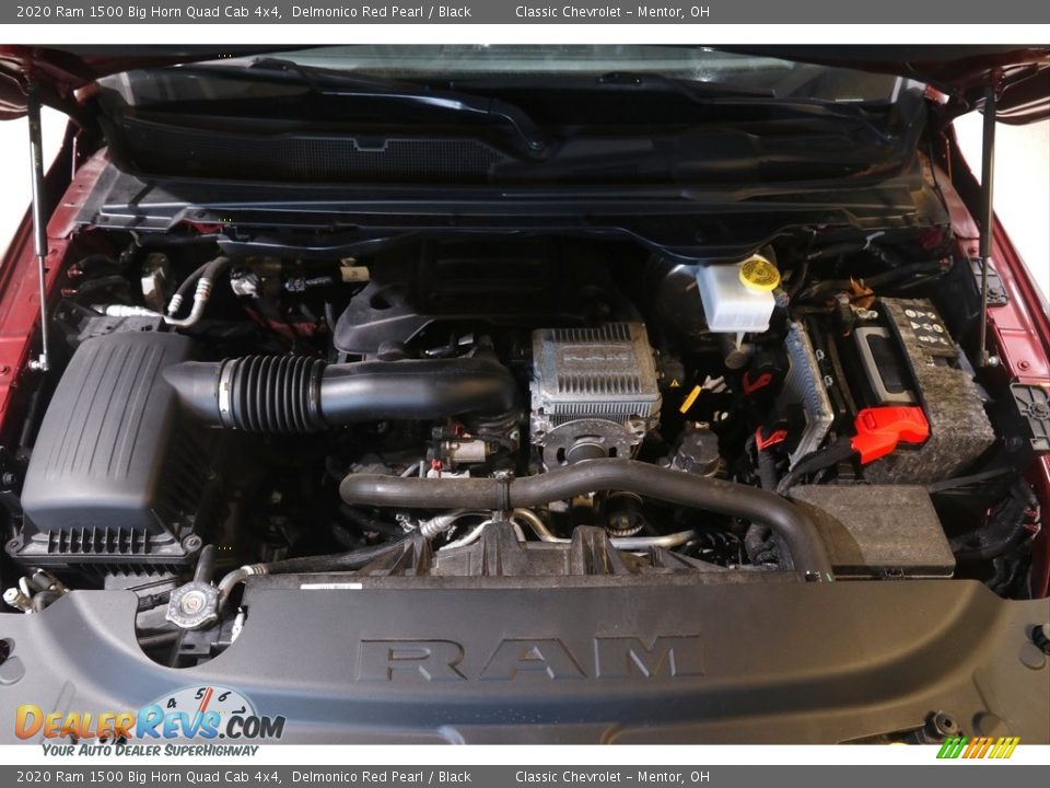 2020 Ram 1500 Big Horn Quad Cab 4x4 Delmonico Red Pearl / Black Photo #22