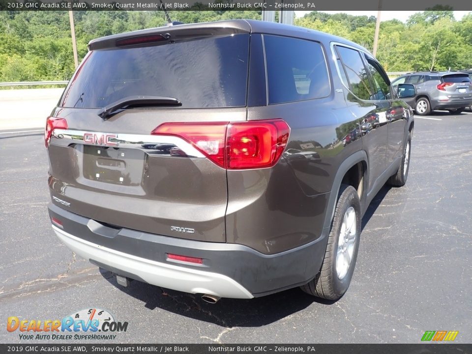 2019 GMC Acadia SLE AWD Smokey Quartz Metallic / Jet Black Photo #7