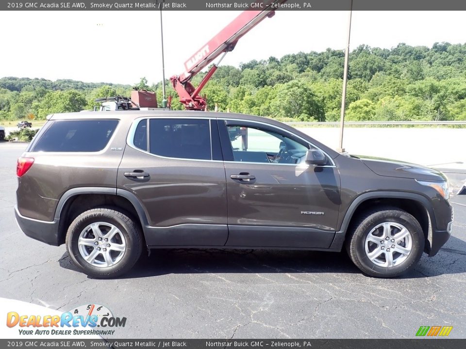 2019 GMC Acadia SLE AWD Smokey Quartz Metallic / Jet Black Photo #8