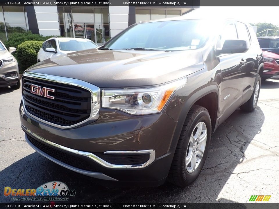 2019 GMC Acadia SLE AWD Smokey Quartz Metallic / Jet Black Photo #12