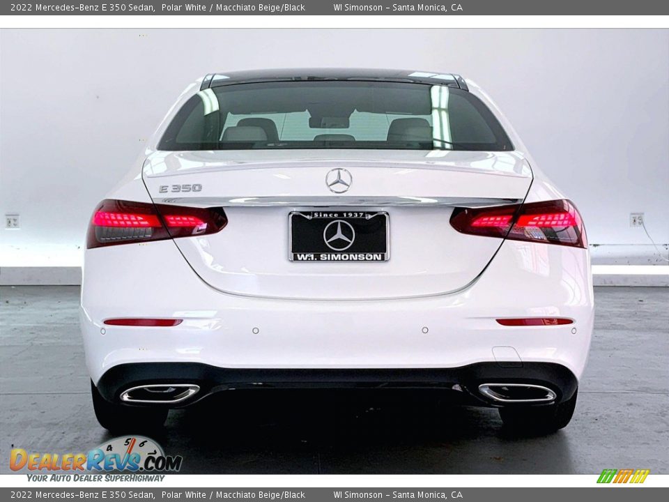 2022 Mercedes-Benz E 350 Sedan Polar White / Macchiato Beige/Black Photo #3