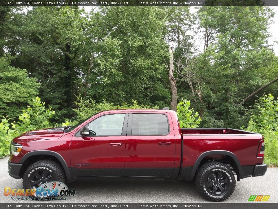 Delmonico Red Pearl 2022 Ram 1500 Rebel Crew Cab 4x4 Photo #1