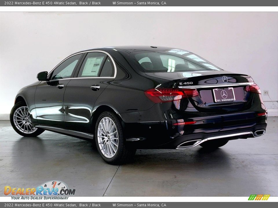 2022 Mercedes-Benz E 450 4Matic Sedan Black / Black Photo #2