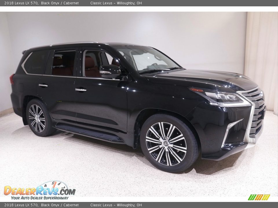 2018 Lexus LX 570 Black Onyx / Cabernet Photo #1