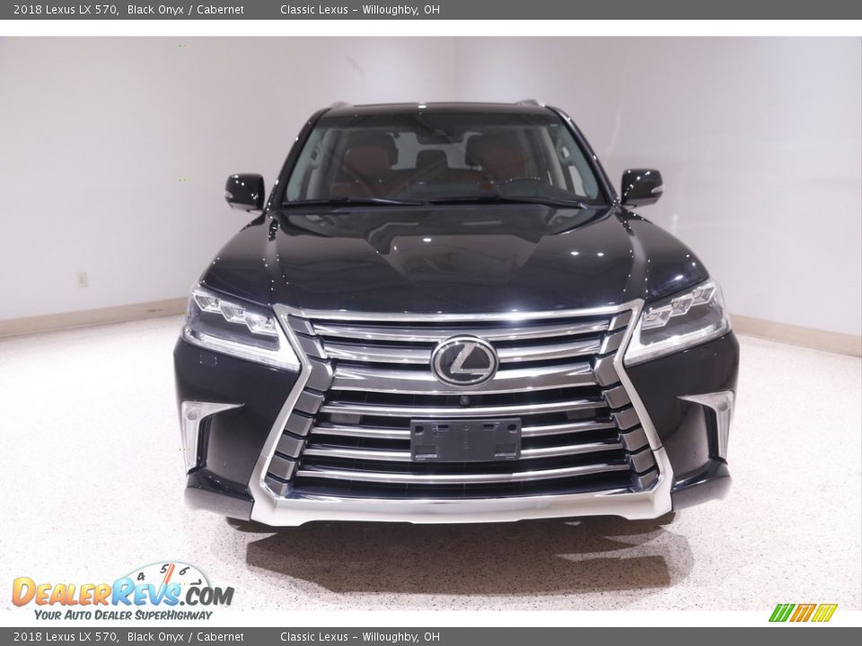 2018 Lexus LX 570 Black Onyx / Cabernet Photo #2