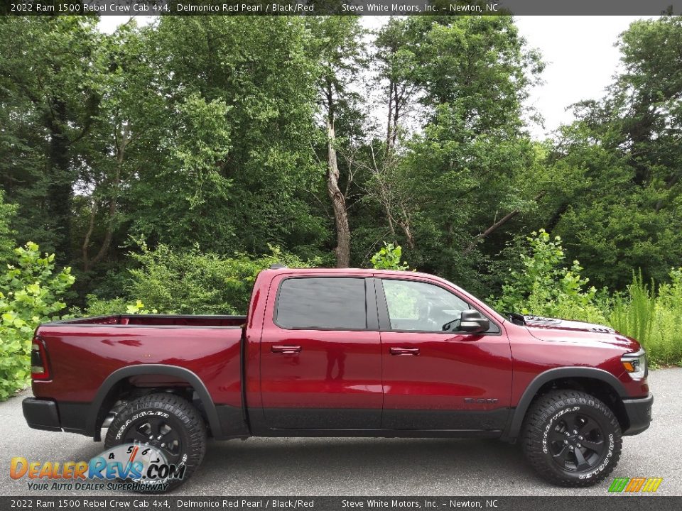 Delmonico Red Pearl 2022 Ram 1500 Rebel Crew Cab 4x4 Photo #5