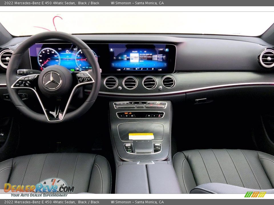 2022 Mercedes-Benz E 450 4Matic Sedan Black / Black Photo #6