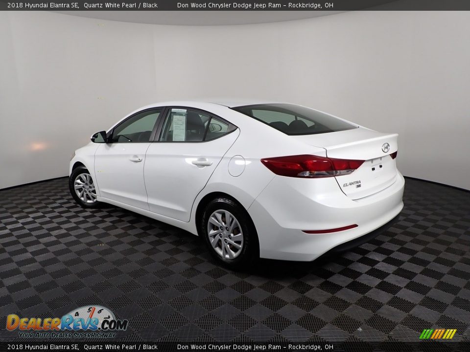 2018 Hyundai Elantra SE Quartz White Pearl / Black Photo #4