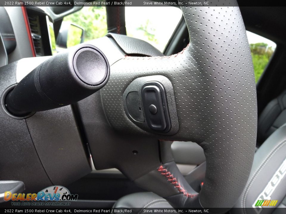 2022 Ram 1500 Rebel Crew Cab 4x4 Steering Wheel Photo #13