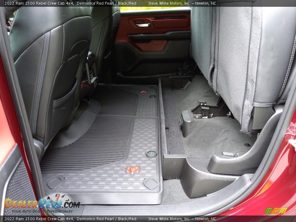 Rear Seat of 2022 Ram 1500 Rebel Crew Cab 4x4 Photo #15