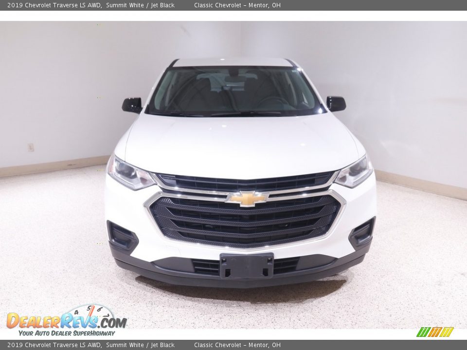 2019 Chevrolet Traverse LS AWD Summit White / Jet Black Photo #2