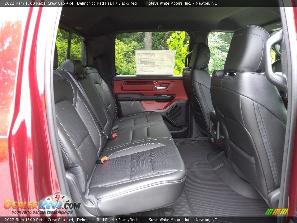 Rear Seat of 2022 Ram 1500 Rebel Crew Cab 4x4 Photo #16