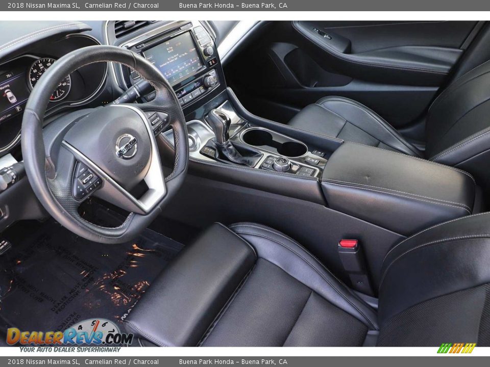 Charcoal Interior - 2018 Nissan Maxima SL Photo #12