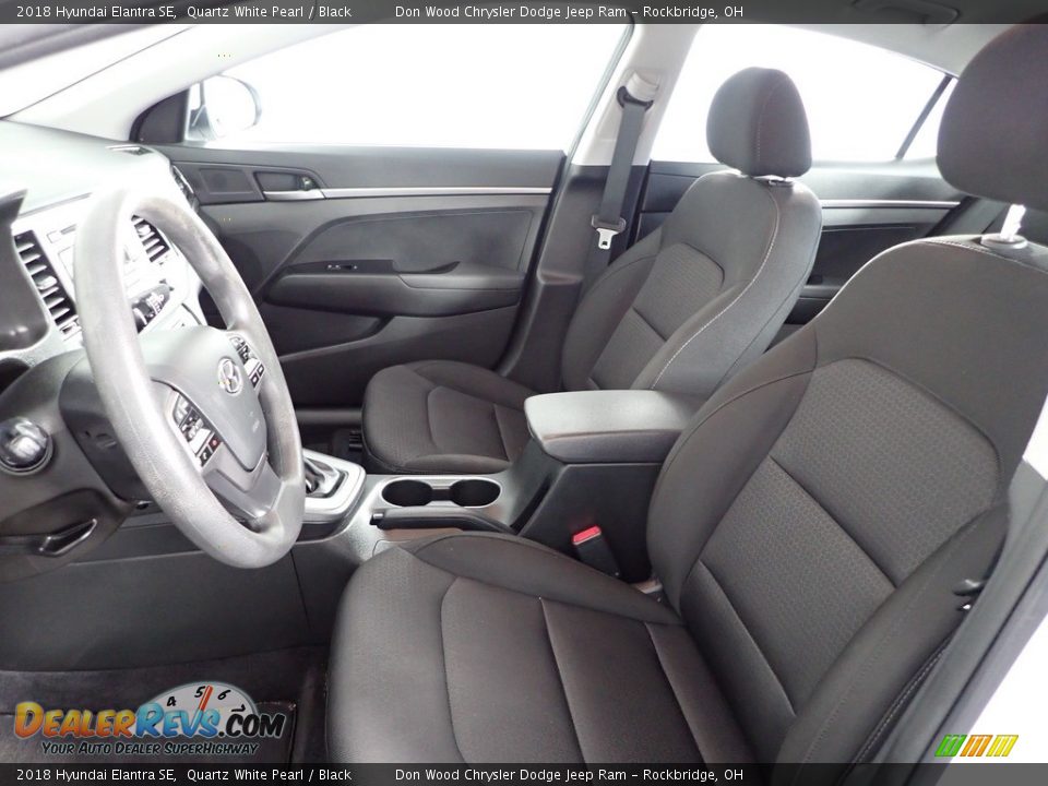 2018 Hyundai Elantra SE Quartz White Pearl / Black Photo #12