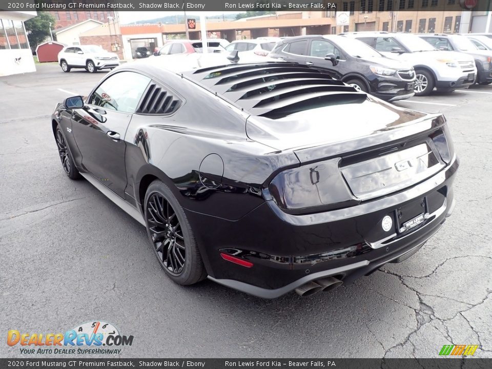 2020 Ford Mustang GT Premium Fastback Shadow Black / Ebony Photo #6