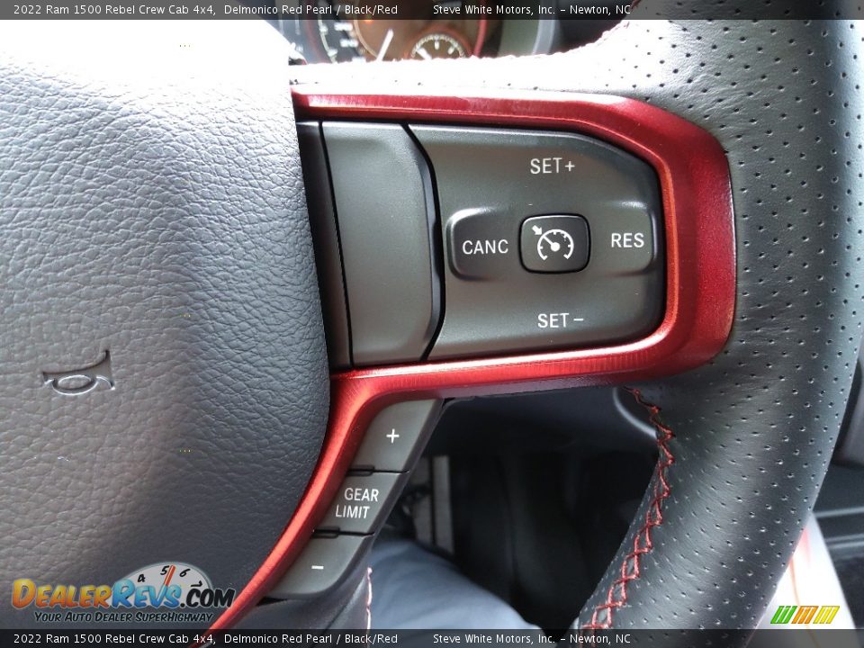 2022 Ram 1500 Rebel Crew Cab 4x4 Steering Wheel Photo #20
