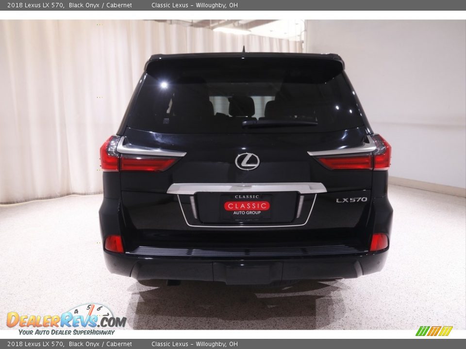 2018 Lexus LX 570 Black Onyx / Cabernet Photo #23