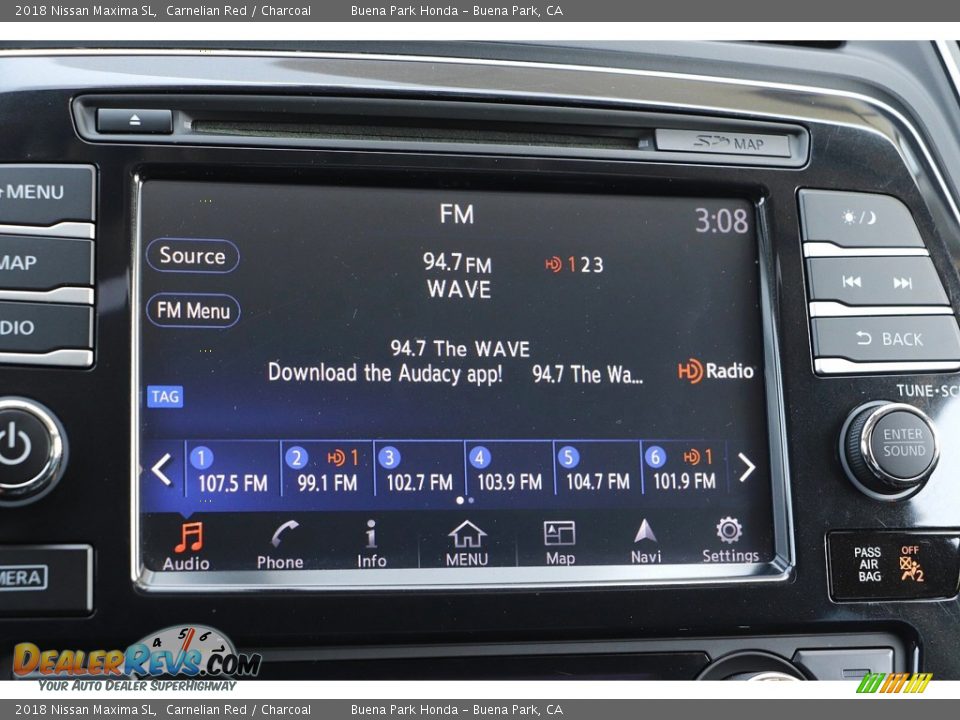 Audio System of 2018 Nissan Maxima SL Photo #21