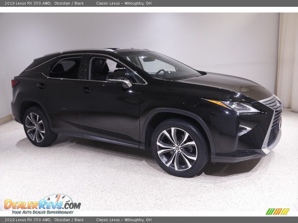 2019 Lexus RX 350 AWD Obsidian / Black Photo #1