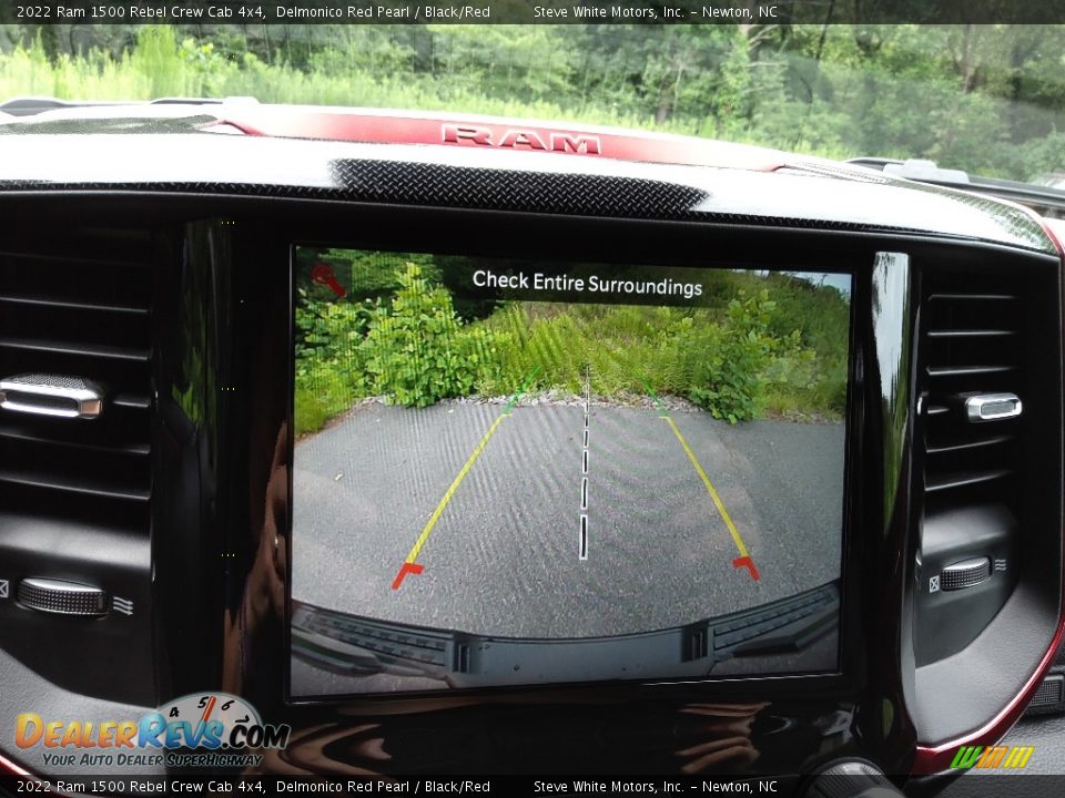 2022 Ram 1500 Rebel Crew Cab 4x4 Delmonico Red Pearl / Black/Red Photo #26