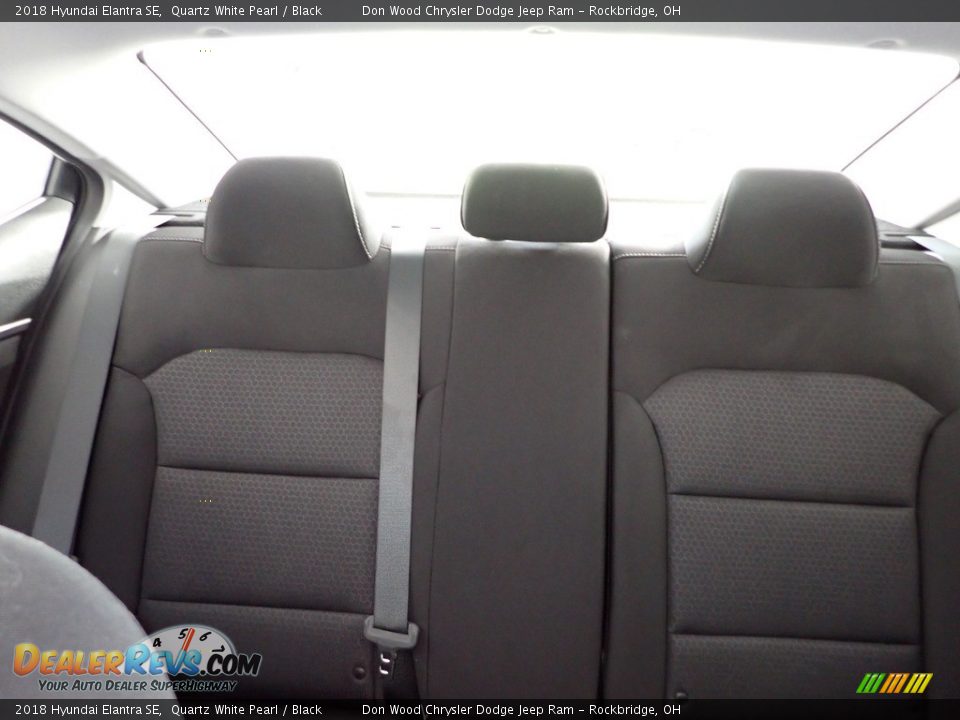 2018 Hyundai Elantra SE Quartz White Pearl / Black Photo #20