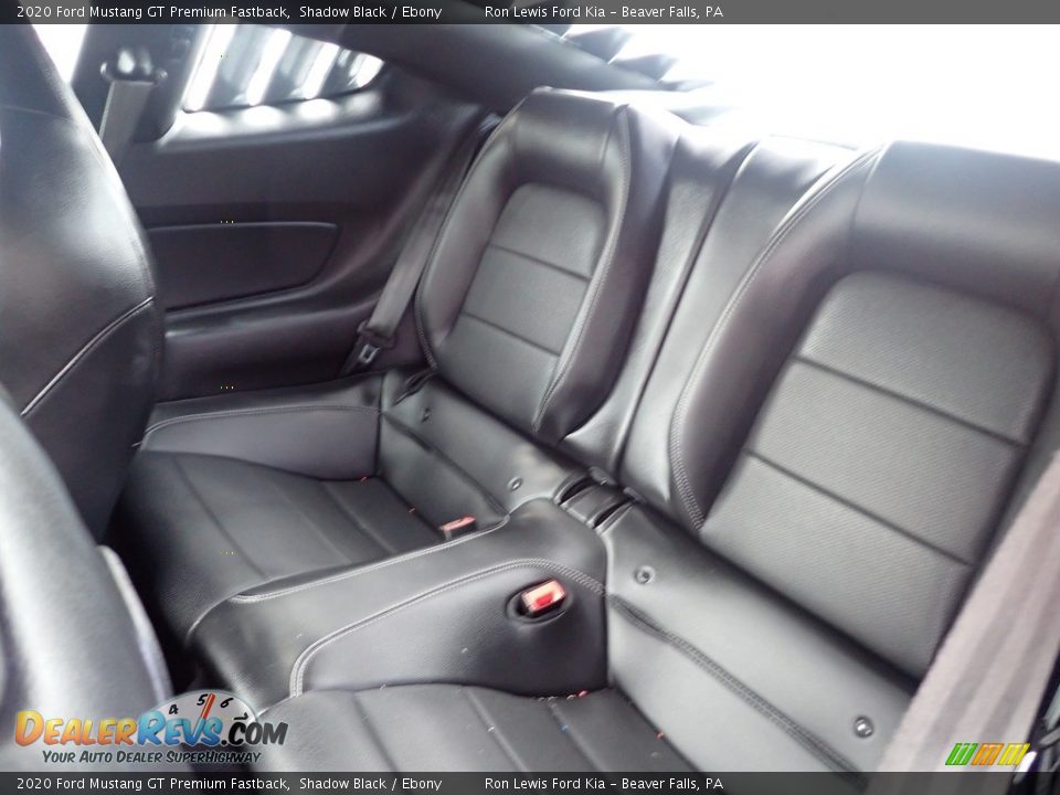 Rear Seat of 2020 Ford Mustang GT Premium Fastback Photo #14