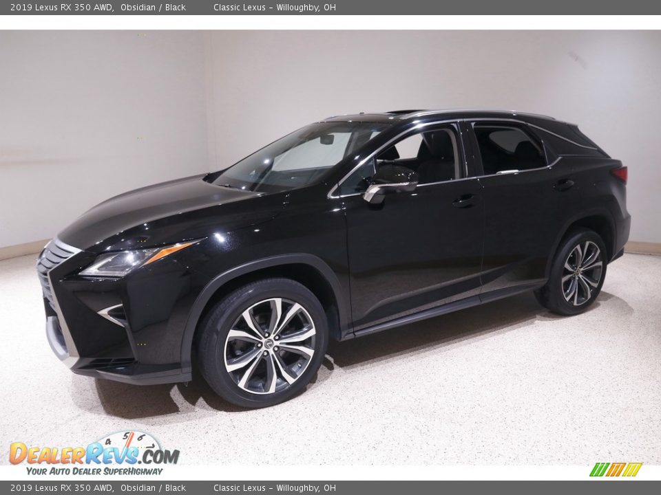 2019 Lexus RX 350 AWD Obsidian / Black Photo #3