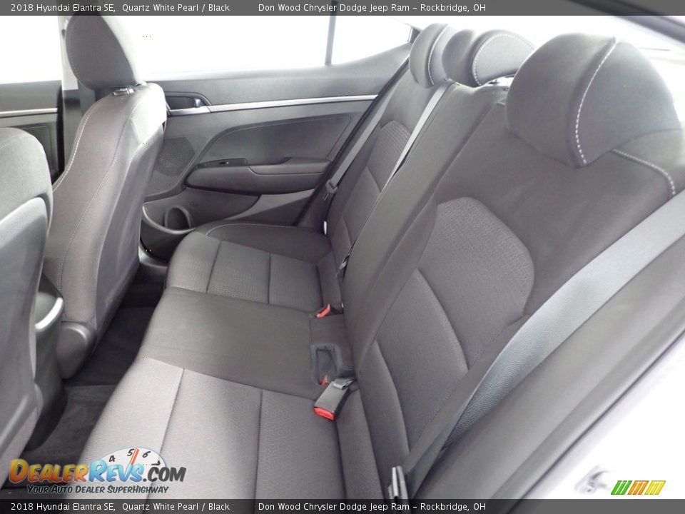 2018 Hyundai Elantra SE Quartz White Pearl / Black Photo #22