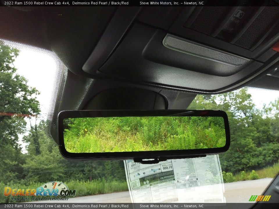 2022 Ram 1500 Rebel Crew Cab 4x4 Delmonico Red Pearl / Black/Red Photo #31