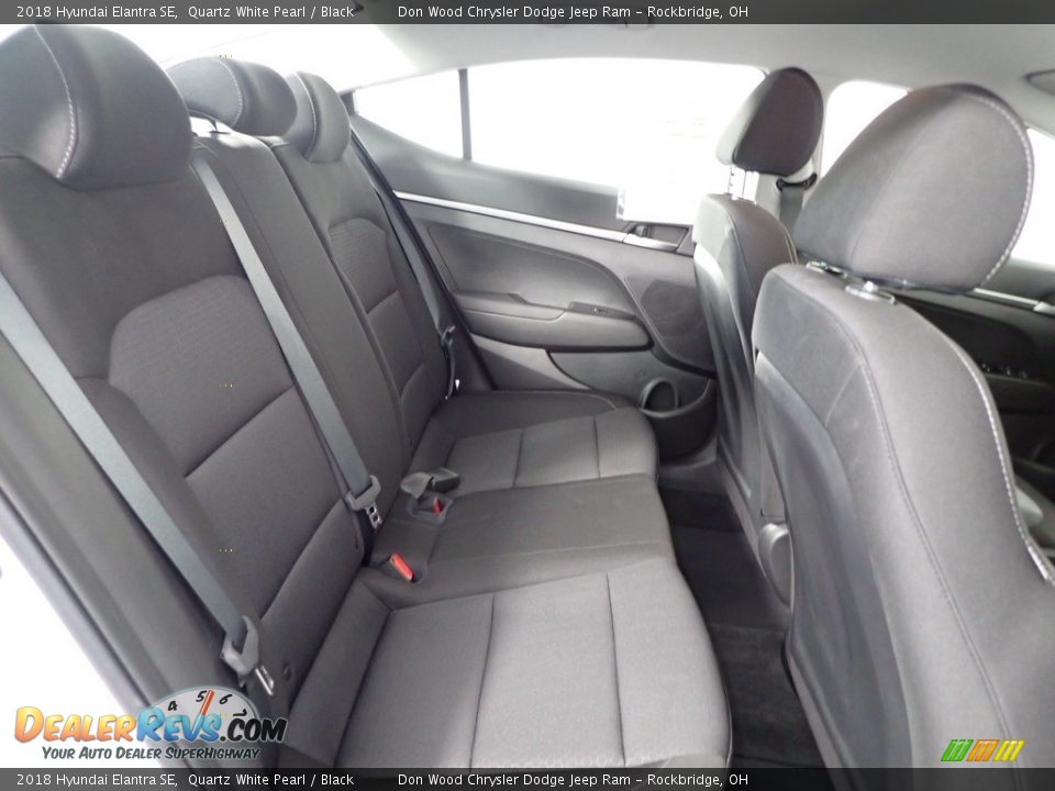 2018 Hyundai Elantra SE Quartz White Pearl / Black Photo #27