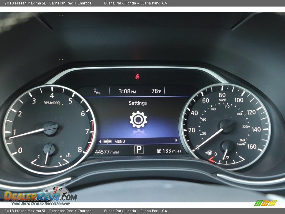 2018 Nissan Maxima SL Gauges Photo #34