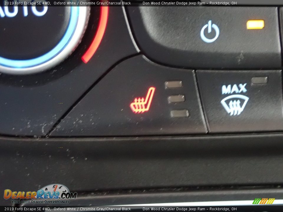 2019 Ford Escape SE 4WD Oxford White / Chromite Gray/Charcoal Black Photo #4