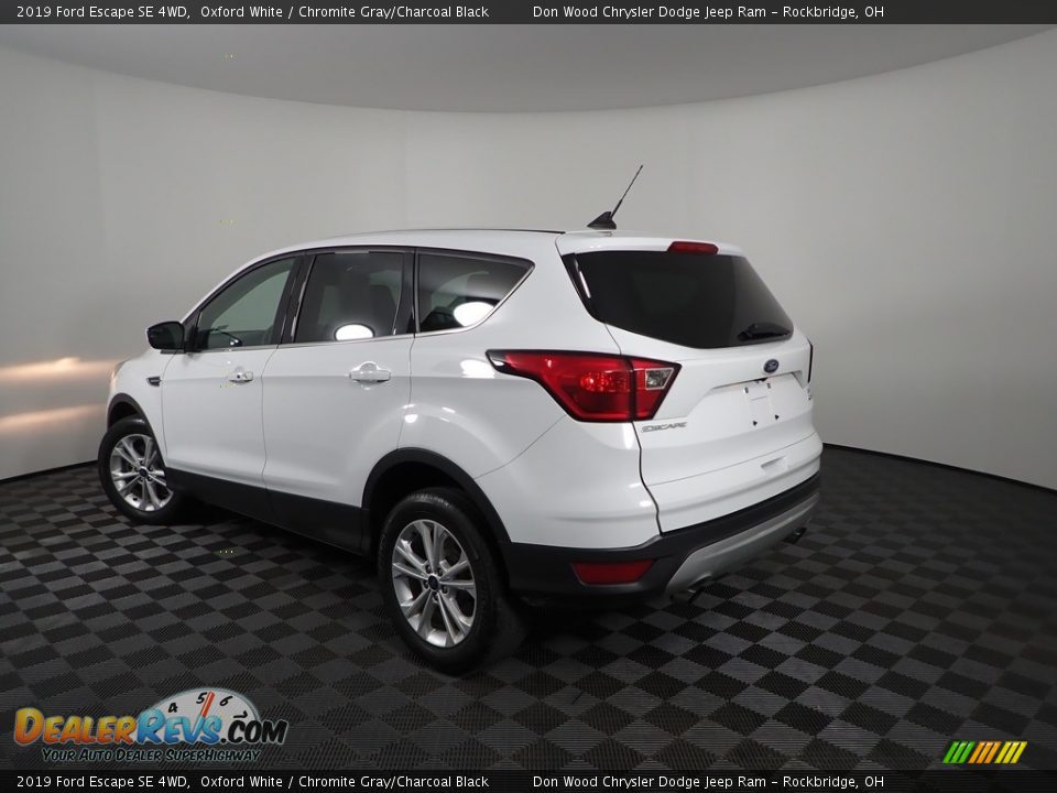 2019 Ford Escape SE 4WD Oxford White / Chromite Gray/Charcoal Black Photo #7