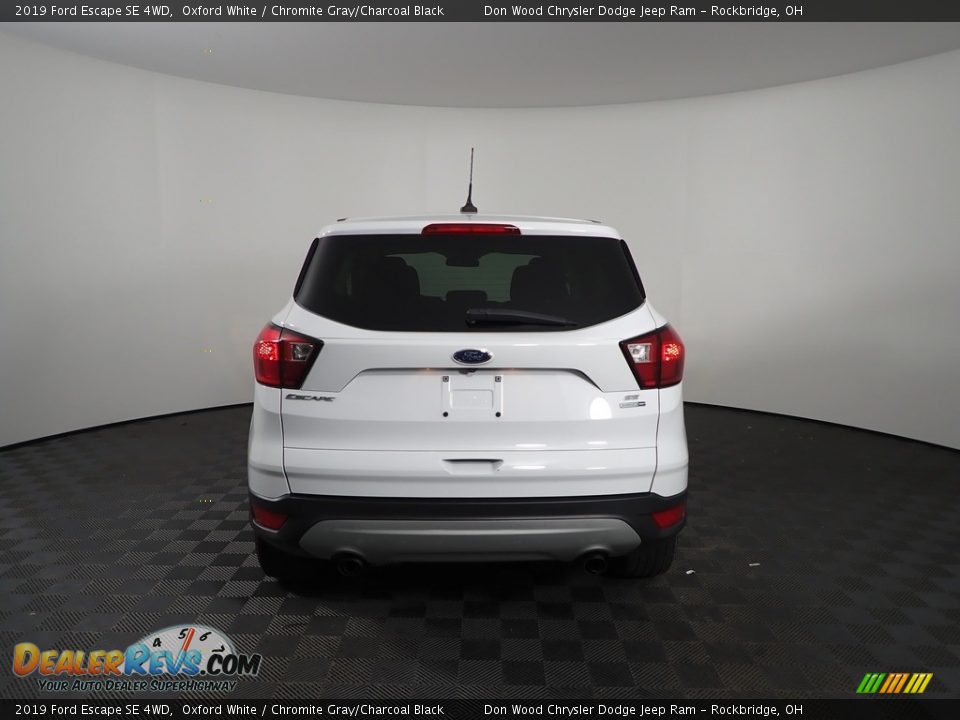 2019 Ford Escape SE 4WD Oxford White / Chromite Gray/Charcoal Black Photo #8